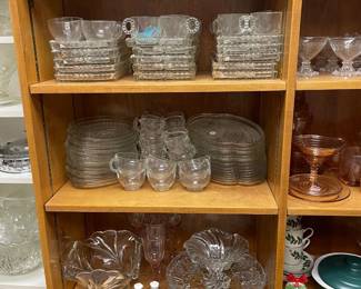 glass snackware and serving dishes