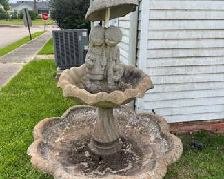 Concrete fountain 