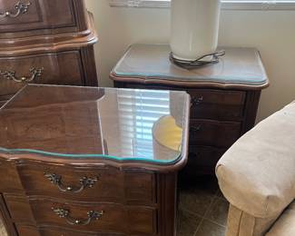 French provincial nightstands 