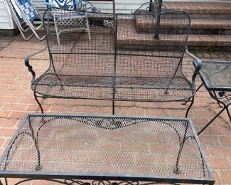 Wrought iron patio 
