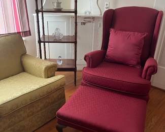 Wing back & ottoman