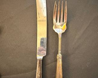 Sterling Silver Dinner Knife and Fork Set