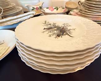Alfred Meakin "Birds of America" Porcelain Dinner Plates