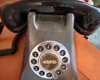 Metropolis by Conair Rotary Dial Telephone