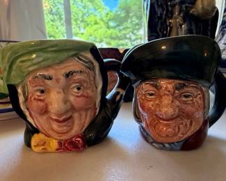 Royal Doulton "The Vicar" and "The Sergeant" Character Jugs