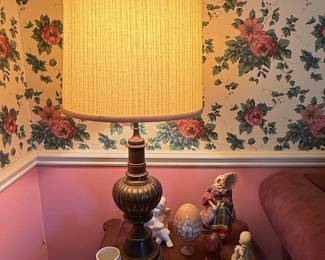 Vintage Stiffel Brass Table Lamp with Fluted Base