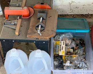 Assorted Hardware and Tools Lot