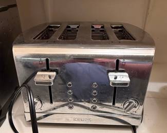 KRUPS KH734D50 4-Slice Wide-Slot Breakfast Toaster