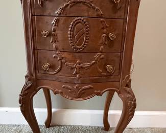 Louis XV Style Bombe Nightstand