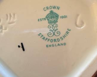 Gaudy Welsh Pitcher with Floral Design