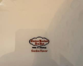 Theodore Haviland New York Garden Flower Dinner Plates