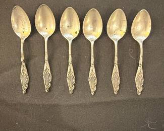 Corn Cob Pattern Demitasse Spoons Set