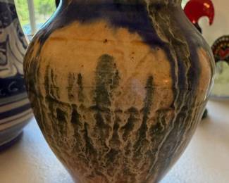 Royal Haeger Brown Drip Pottery Planter