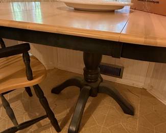 Drop Leaf Dining Set with Spindle Back Chairs