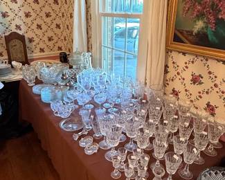 Fostoria "Navarre" Crystal Glassware Set
