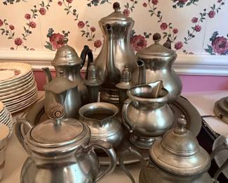 Royal Daalderop Pewter Tea Set