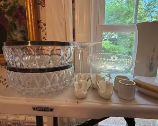 Gorham Crystal Althea Pattern Bowls