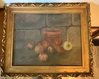 Still Life with Apples and Terracotta Pot