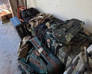 Assorted Luggage and Hand Truck