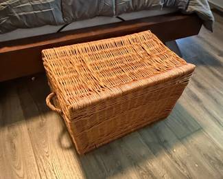 The Basket Lady Wicker Storage Trunk