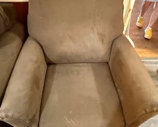 Olive Microfiber Recliner
