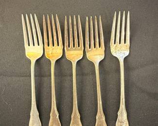 Wallace Sterling Silver "Rose Point" Pattern Flatware Set