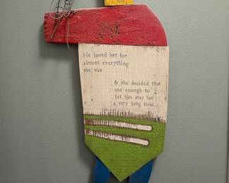 Brian Andreas "Story People" Folk Art Assemblage
