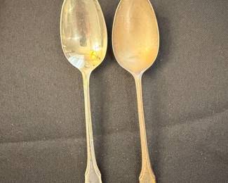 Wallace Sterling Silver "Rose Point" Pattern Flatware Set