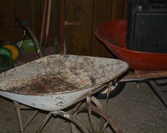 VINTAGE WHEELBARROW