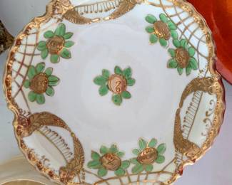 Hand Painted Nippon plate (small)