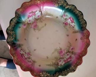 Hand painted porcelain bowl, around 1908