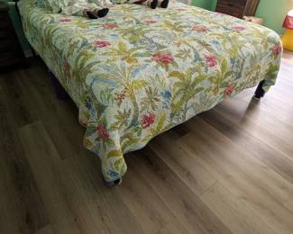 Queen bed and mattresses (linens not included)