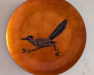 CA Artist Anne Marie Davidson signed Road Runner Plate