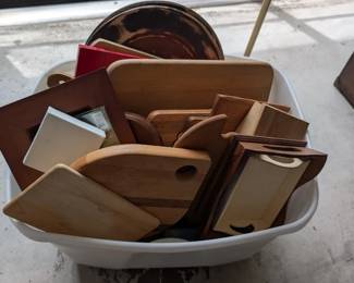 Box of wood - great for artists or crafters