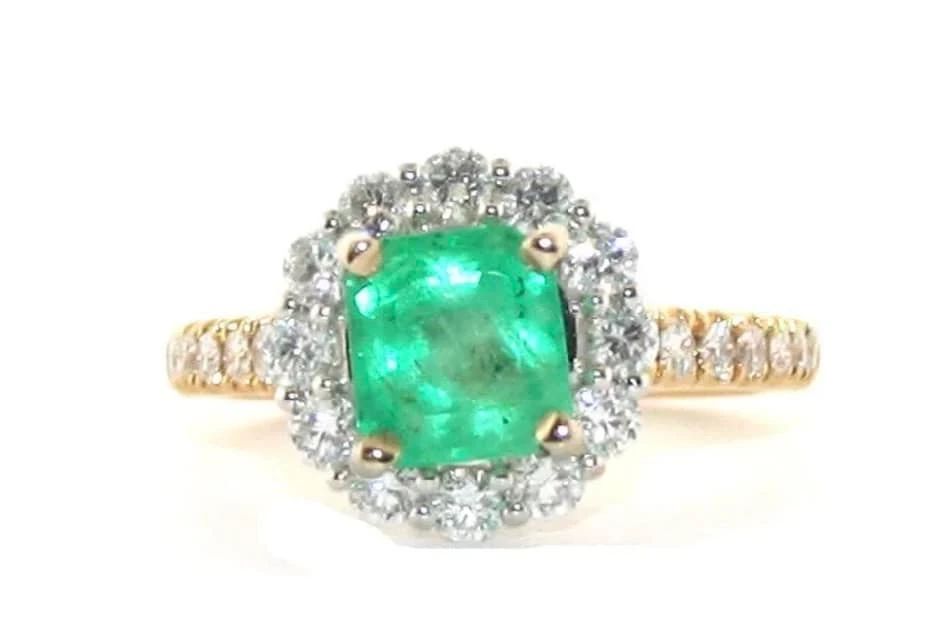 A emerald ring