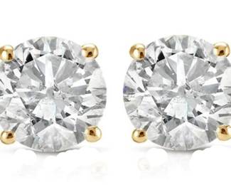 DIAMOND STUD EARRINGS