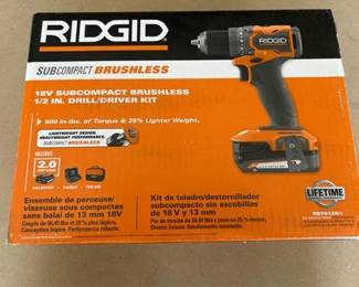 18V SubCompact Brushless Cordless Drill/Driver Kit