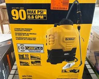 DEWALT Lithium-Ion Powered Battery Backpack Sprayer