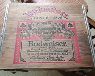 Budweiser Wooden Crate