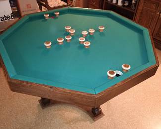 Bumber Pool Table with Card Playing Top