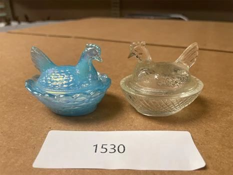 Miniature Chicken Salt Cellars