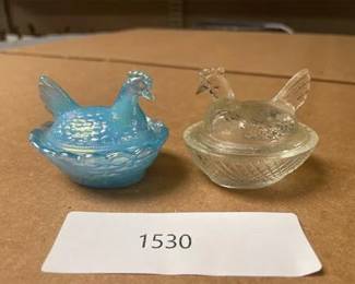 Miniature Chicken Salt Cellars