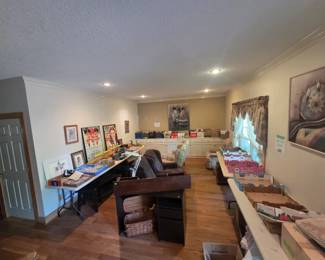 High back wing chairs, recliner,  jewelry,  vintage toys, military gear