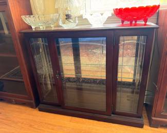 Glass Front Display Cabinet Curio China Hutch