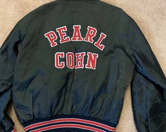 Pearl-Cohn Navy Varsity Bomber Jacket