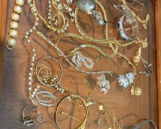Gold Jewelry Collection Necklaces Bracelets Pearls