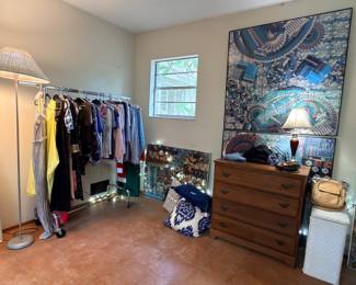 Yes, we have some beautiful pillows with good quality pillow forms… you know those are difficult to find and are really expensive?. I love my pillows and probably have way too many in my bed, but I imagine a lot of women are like that :-) Oh, the little chest of drawers was collected today from a client…