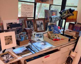Entering the Artist studio room with all kinds of ephemera/photos/ strange pieces in here! This was love a complete disaster over the weekend, but whatever… Go to it!