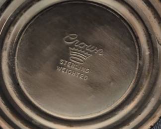 Crown Sterling Weighted Salt and Pepper Shakers second image