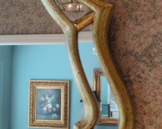 Ornate Giltwood Arch Mirror second image